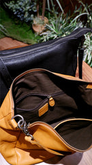 Minimalist Leather Satchel Bag