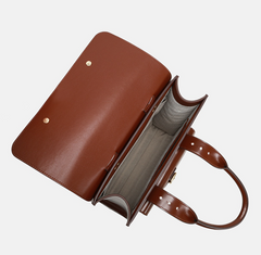 Leather Satchel Laptop Backpack Bag