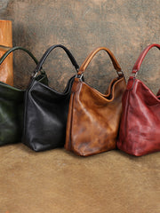 Genuine Leather Hobo Purses Bags For Women Best Leather Hobo Bags