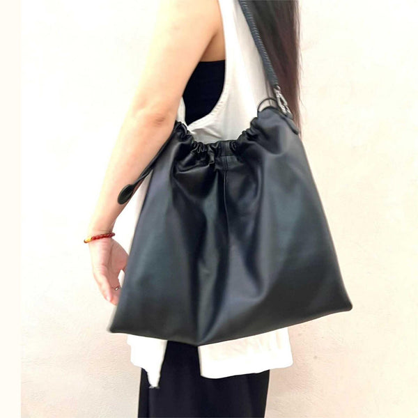 Black Leather Tote black Leather Hobo Purse Womens 