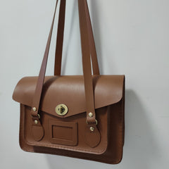 Brown Leather Satchel Bag Shoulder Satchel Shoulder Satchel Bag Womens 