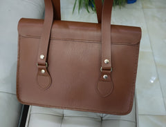 Brown Leather Satchel Bag Shoulder Satchel Shoulder Satchel Bag Womens 