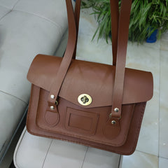 Brown Leather Satchel Bag Shoulder Satchel Shoulder Satchel Bag Womens 