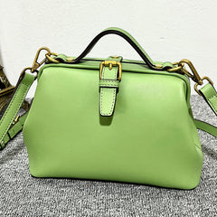 green Leather Doctor Bag Purse Doctor Handbags Purses For Women