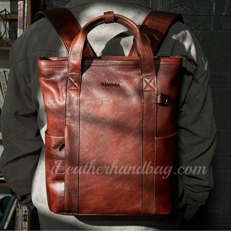 Genuine Leather Mens Backpack Mens Genuine Leather Backpack Mens 14“ L – iLeatherhandbag Genuine Leather Mens Backpack Mens Genuine Leather Backpack Mens 14“ L – iLeatherhandbag