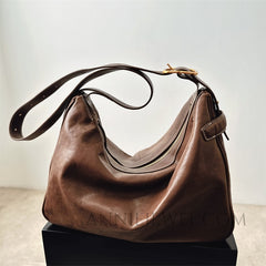 Women's Black Leather Hobo Shoulder Bag Genuine Leather Hobo Purses - iLeatherhandbag