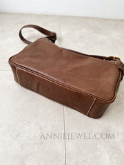 Brown Leather Hobo Bag Genuine Leather Hobo Bags Brown Hobo Leather Bag Womens - iLeatherhandbag