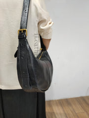 BLACK Leather Hobo Bag Genuine Leather Hobo Bags black Hobo Leather Bag Womens 