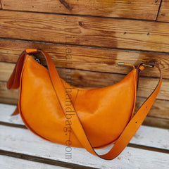 Brown Leather Hobo Bag Genuine Leather Hobo Bags Brown Hobo Leather Bag Womens 