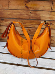 Brown Leather Hobo Bag Genuine Leather Hobo Bags Brown Hobo Leather Bag Womens 
