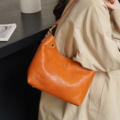 Genuine Leather Hobo Purse