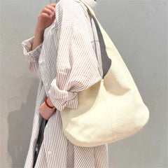 Genuine Leather Hobo Shoulder Bag