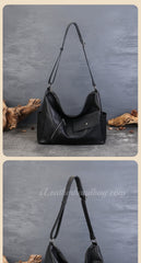 black Leather Hobo Bag Genuine Leather Hobo Bags black Hobo Leather Bag Womens - iLeatherhandbag
