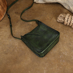 dark green Small Hobo Bag Leather Small Leather Hobo Purse Small Leather Hobo Bags Womens