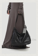 Genuine Leather Hobo Tote Bag Large Leather Hobo Bag black Leather Hobo Bag Womens