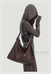 Genuine Leather Hobo Tote Bag Black Soft Leather Hobo Bag Black Womens - iLeatherhandbag