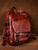 18" Genuine Leather Mens Backpack Mens Genuine Leather Backpack Mens Laptop 
