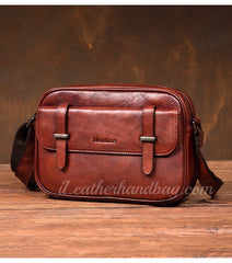 Small Leather Bags For Men Genuine Leather Mens Crossbody Bag Mens Leather Bag Small 