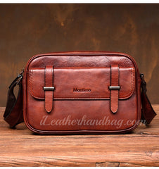 Small Leather Bags For Men Genuine Leather Mens Crossbody Bag Mens Leather Bag Small 