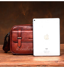 Small Leather Bags For Men Genuine Leather Mens Crossbody Bag Mens Leather Bag Small 