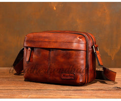 Genuine Leather Mens Crossbody Bag Crossbody Leather Bag For Mens 