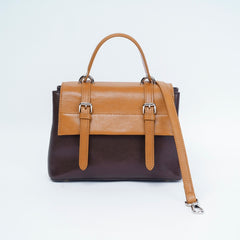 brown satchel bag Ladies Leather Satchel Crossbody Satchel 