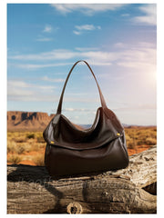 Genuine Leather Satchel Handbags Brown Leather Satchel Womens Leather Satchel Bag - iLeatherhandbag