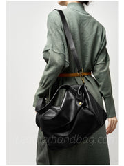 Black Leather Satchel Bag Women's Satchel Purses Black Satchel Bag Leather - iLeatherhandbag