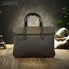 Black Leather Laptop Satchel Womens Leather Work Satchel Briefcase - iLeatherhandbag