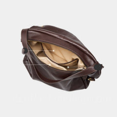 inner of brown Leather Satchel Bag Women's Satchel Purses brown Satchel Bag Leather