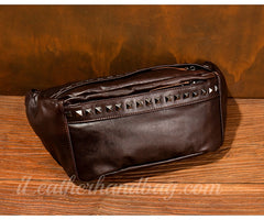 Genuine Leather Sling Bag Men's Leather Sling Bag Men Leather Mens Sling Bags Leather 