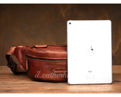Genuine Leather Sling Bag Men's Leather Sling Bag Men Leather Mens Sling Bags Leather 