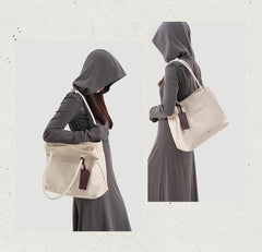 Minimalist Leather Tote The Leather Medium Tote Bag Zip Top Leather Tote Womens - iLeatherhandbag