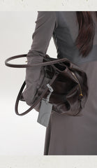Minimalist Leather Tote The Leather Medium Tote Bag Zip Top Leather Tote Womens - iLeatherhandbag