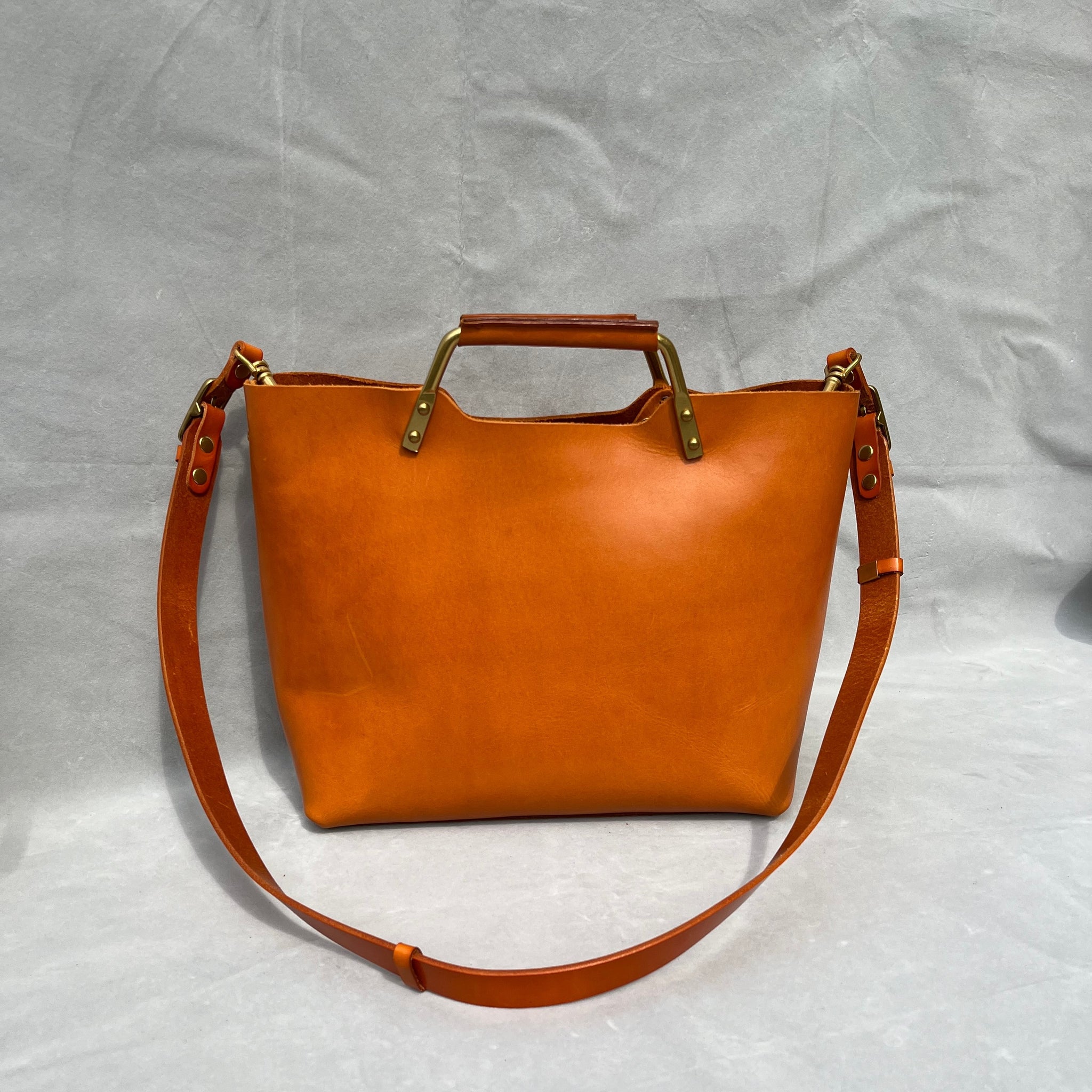Genuine Leather Tote Handbags Tan Leather Tote Handbag Women's Briefcase Tote - iLeatherhandbag