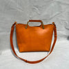 Genuine Leather Tote Handbags Tan Leather Tote Handbag Women's Briefcase Tote - iLeatherhandbag