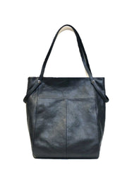 black leather tote bag Zipper Large Leather Tote Bag womens