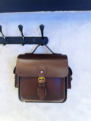 Handmade Genuine Leather Satchel Crossbody Bag Small Leather Satchel Camera Bag Womens