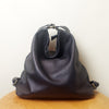 Hobo Bag Black Leather Convertible Backpack Black Hobo Purse Womens 