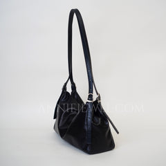Leather Hobo Shoulder Bag Zipper Medium Hobo Purse Ladies Leather Hobo Bag - iLeatherhandbag