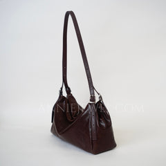 Women's Black Leather Hobo Shoulder Bag Genuine Leather Hobo Purses - iLeatherhandbag
