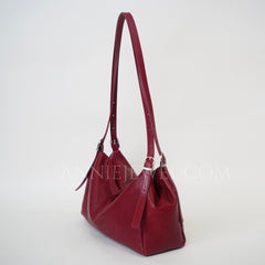 Leather Hobo Shoulder Bag Zipper Medium Hobo Purse Ladies Leather Hobo Bag - iLeatherhandbag
