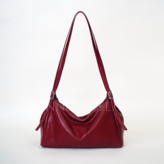 Women's Black Leather Hobo Shoulder Bag Genuine Leather Hobo Purses - iLeatherhandbag