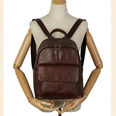 Women's Brown Leather Backpacks Brown Leather Rucksack Ladies 