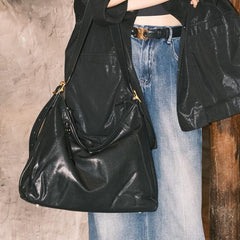 Black Leather Hobo Black Hobo Purse Leather Soft Leather Hobo Bag Womens