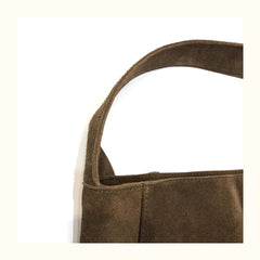  Brown Suede Shopper Bag 