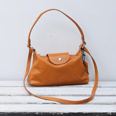 tan Leather Hobo Mini Bag Hobo Leather Crossbody Bag womens