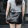 black Leather Medium Tote Bag Tote Bag With Shoulder Strap Womens 