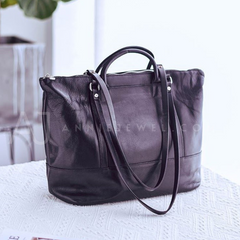 Genuine Leather Tote Bags For Women Distressed Leather Tote Handbags 