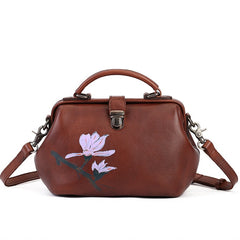 Genuine Leather Doctors Bag Leather Doctor Handbags Purses For Women